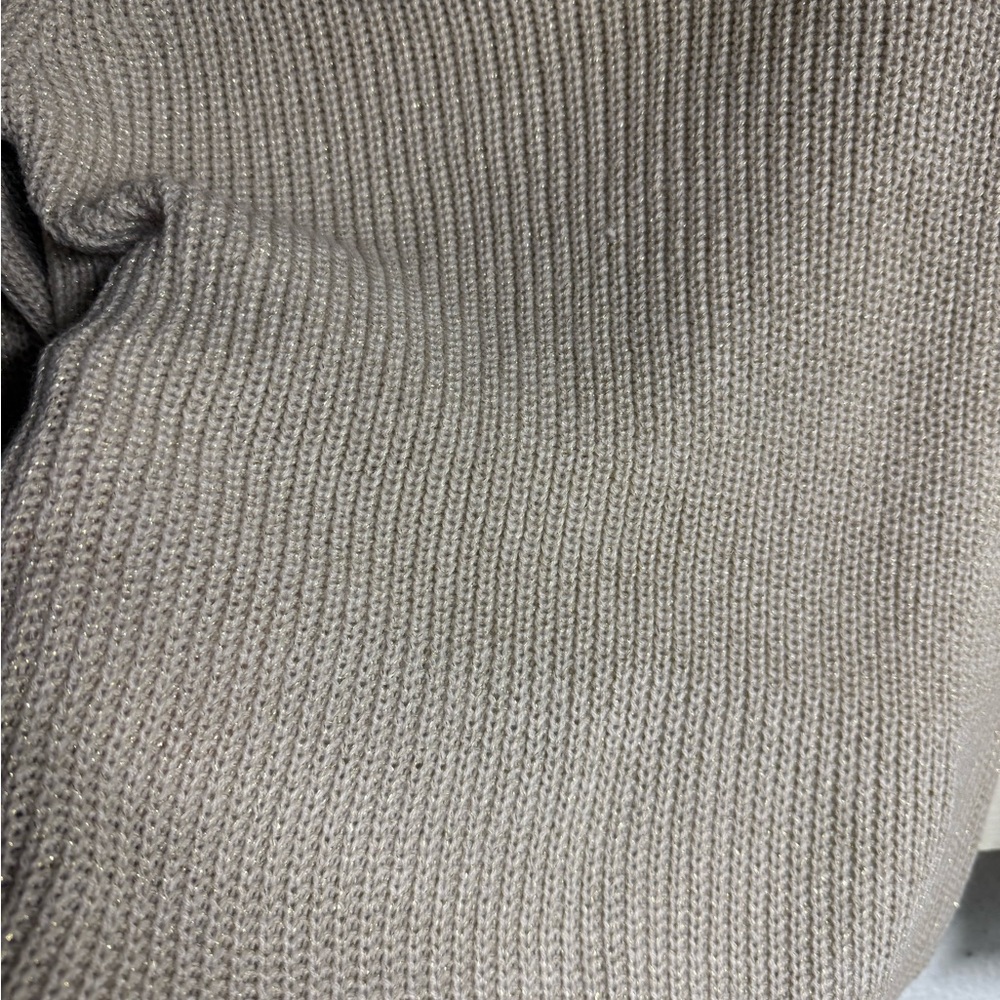AB Studio | Tan and Gold Sweater | M - Picture 2 of 11
